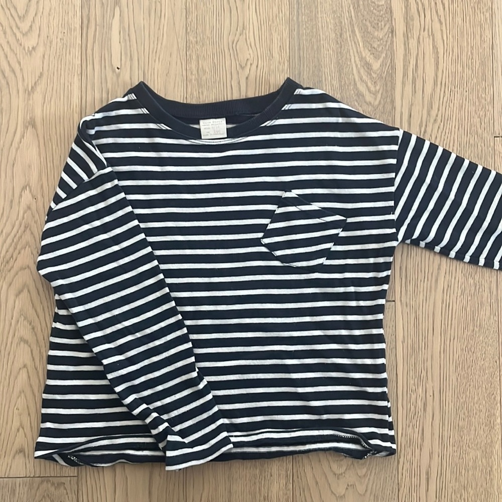 Zara Boxy Striped Shirt